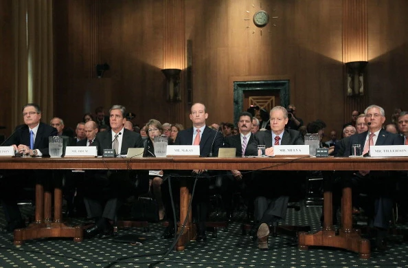 Oil Companies' CEO's Testify At Senate Finance Hearing On Rising Energy Prices