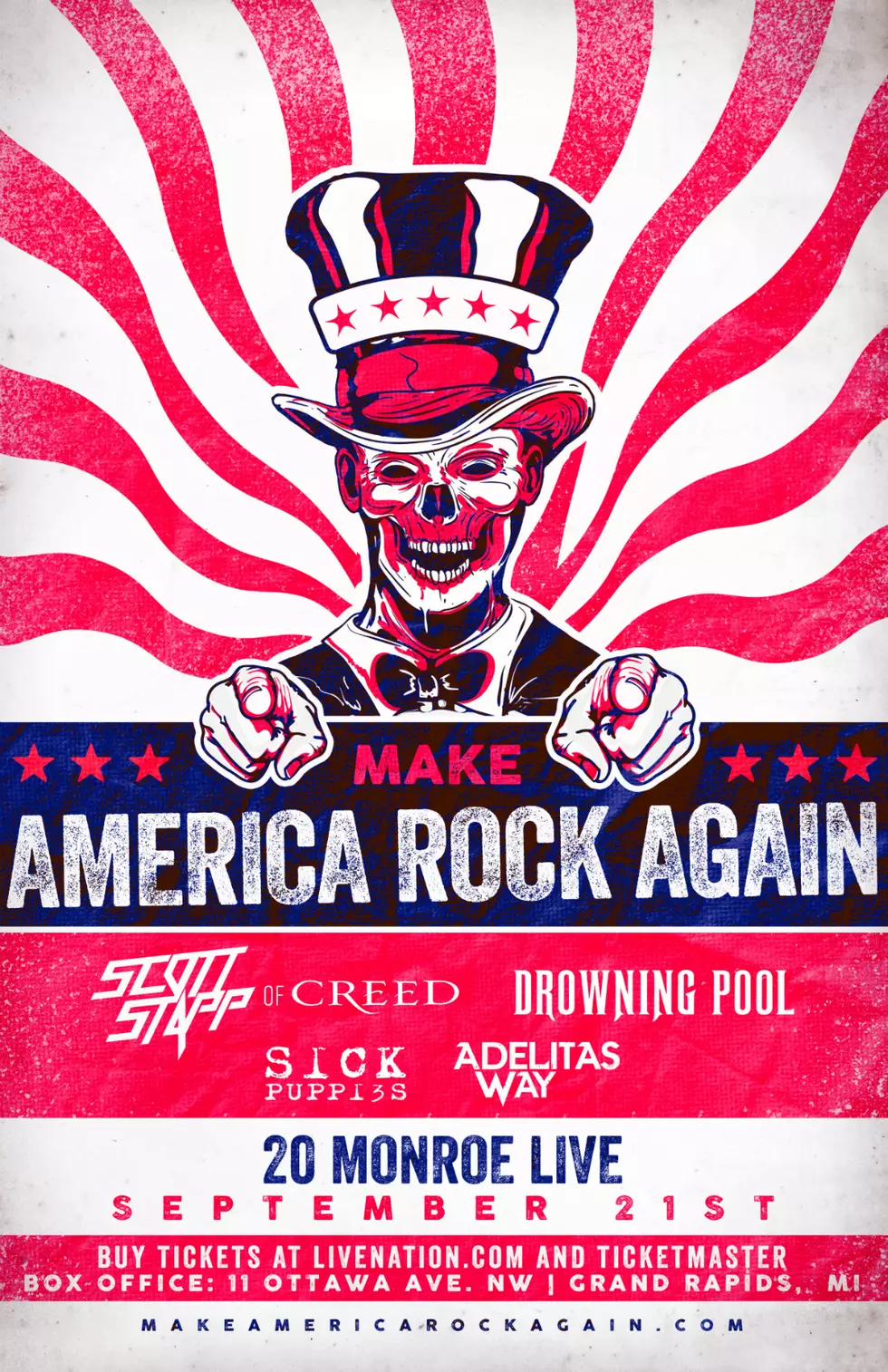 Make America Rock Again Tour @ 20 Monroe Live