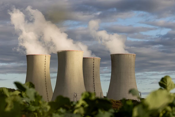 Cooling towers at a nuclear plant in Slovakia. / Getty Images
