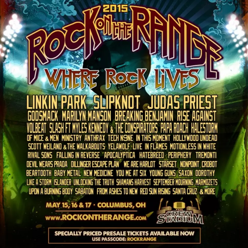 Rock on the Range 2015 Lineup Announced – Get Your Tickets Now!