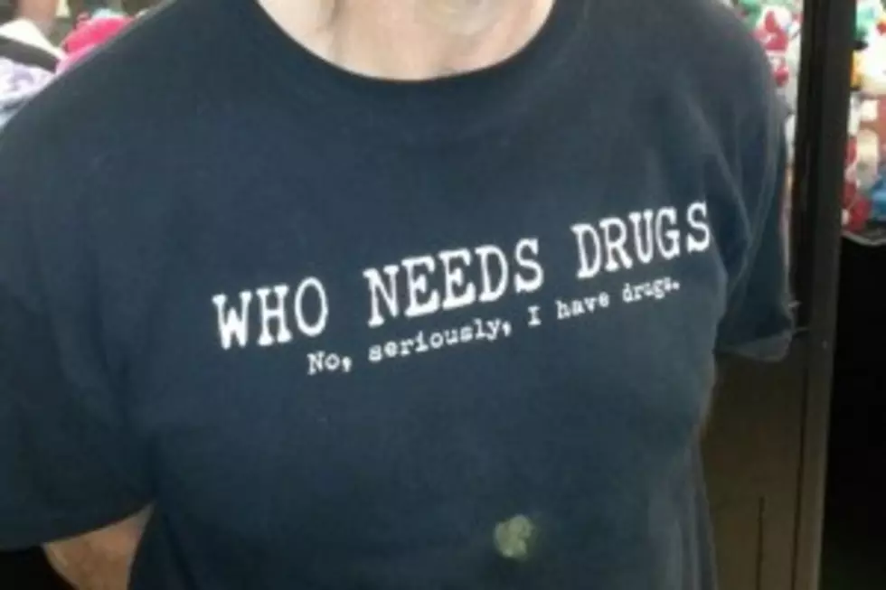 Man Wearing ‘Seriously I Have Drugs’ Shirt Arrested on Drug Charges