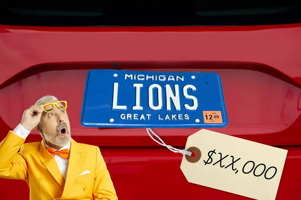 Would You Pay 5 Digits For This Rare Detroit Lions License Plate?