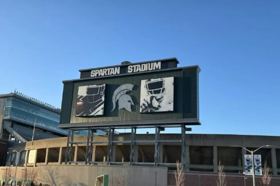 Massive Spartan Stadium Scoreboard Helmets Up for Auction