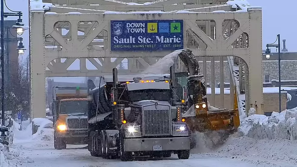 Watch Crews Tackle Epic Snowbanks in Sault Ste. Marie